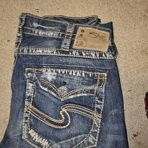 Silver Suki Surplus jean shorts